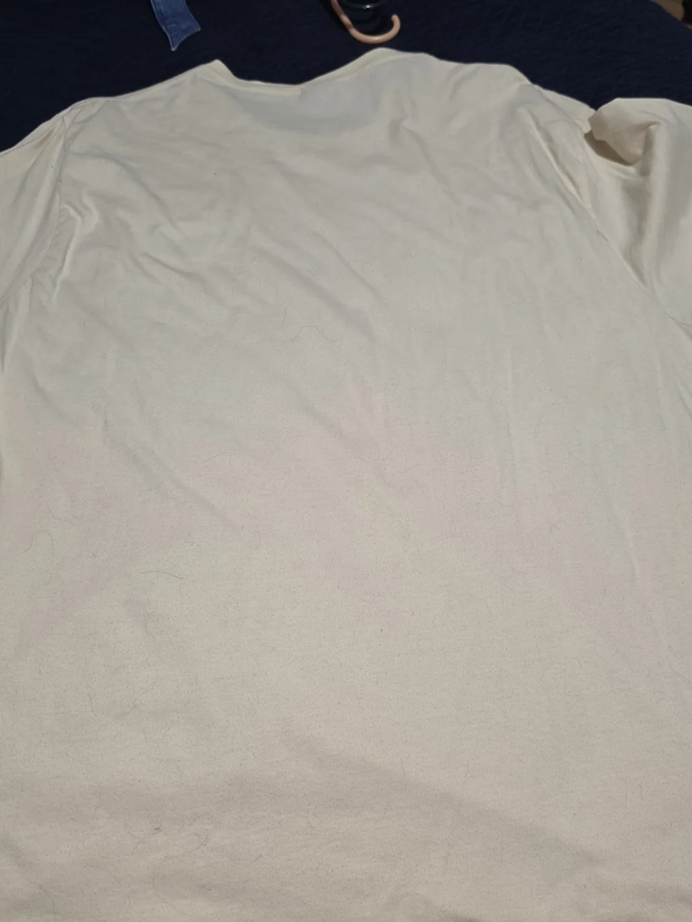 LARGE VINTAGE Polo by Ralph Lauren Short Sleeve Crew Tee Cream